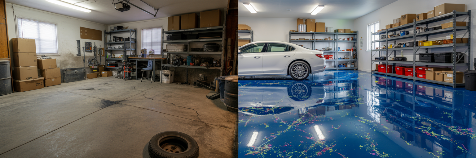 Metallic Epoxy Finish